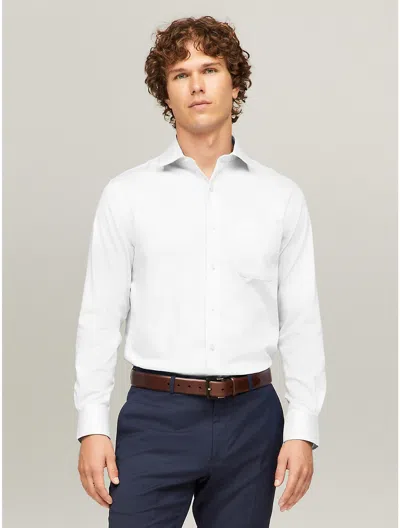 Tommy Hilfiger Regular Fit Thflex Dress Shirt In White