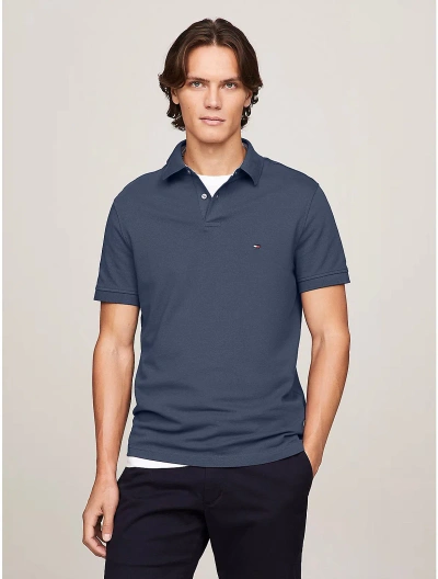 Tommy Hilfiger Regular Fit Tommy Polo In Bank Blue