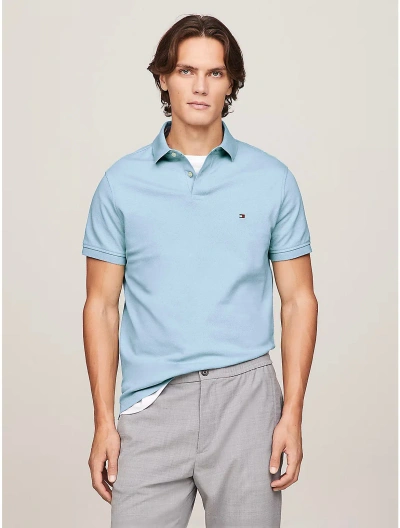 Tommy Hilfiger Regular Fit Tommy Polo In Breezy Blue