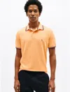 Tommy Hilfiger Regular Fit Tommy Wicking Polo In Rosey Peach