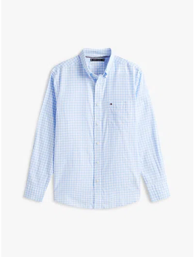 Tommy Hilfiger Regular Fit Twill Check Shirt In Blue