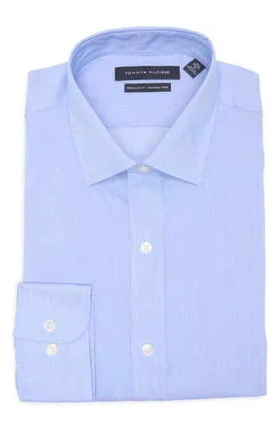 TOMMY HILFIGER TOMMY HILFIGER REGULAR FIT WRINKLE RESISTANT COTTON DRESS SHIRT