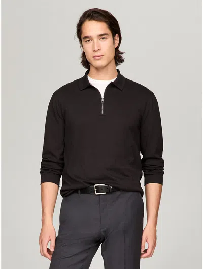 Tommy Hilfiger Regular Fit Zip Long In Black