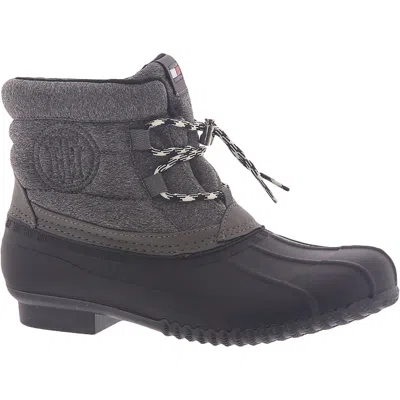 Tommy Hilfiger Rehma Womens Rubber Lace Up Winter Boots In Multi
