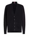 TOMMY HILFIGER RELAXED FIT CARDIGAN WITH V-NECKLINE