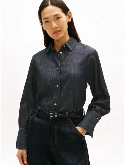Tommy Hilfiger Relaxed Fit Denim Shirt In Blue