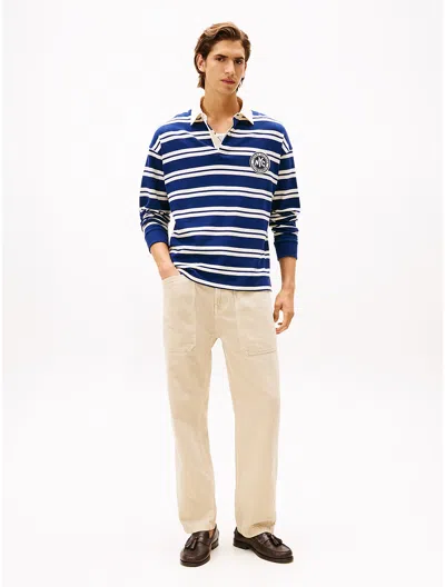 Tommy Hilfiger Relaxed Fit Drawcord Pant In Brown