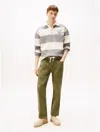 Tommy Hilfiger Relaxed Fit Drawcord Pant In Green
