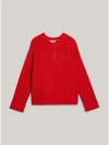 Tommy Hilfiger Relaxed Fit Half In Fierce Red