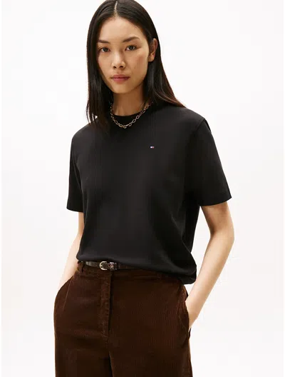 Tommy Hilfiger Relaxed Fit Interlock T In Black