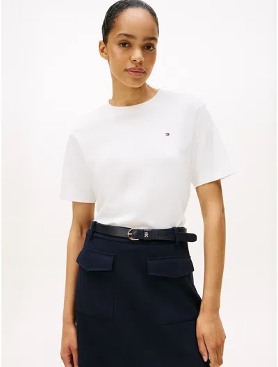 Tommy Hilfiger Relaxed Fit Interlock T In White