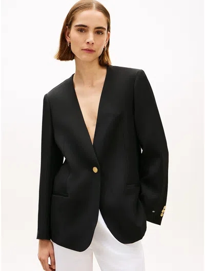 Tommy Hilfiger Relaxed Fit Linen In Black