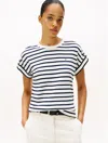 Tommy Hilfiger Relaxed Fit Roll In White