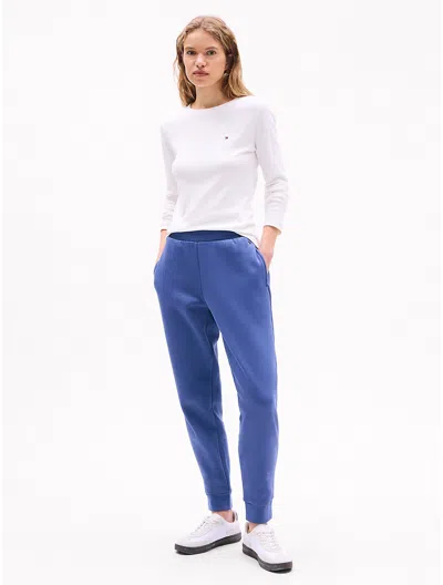 Tommy Hilfiger Relaxed Fit Solid Sweatpant In Faded Indigo