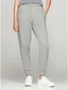 Tommy Hilfiger Relaxed Long Womens Sweatpants In Grey Heather