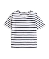Tommy Hilfiger Relaxed Linen Blend Crew Neck T-shirt In White