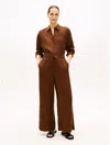 Tommy Hilfiger Relaxed Linen Pull In Brown