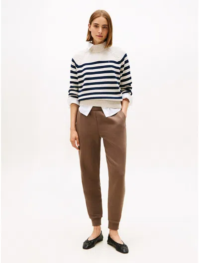 Tommy Hilfiger Relaxed Solid Sweatpant In Brown