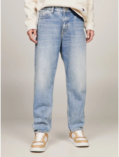 Tommy Hilfiger Relaxed Tapered Fit Light Wash Jean In Denim Light