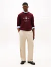 Tommy Hilfiger Relaxed Wool In Red