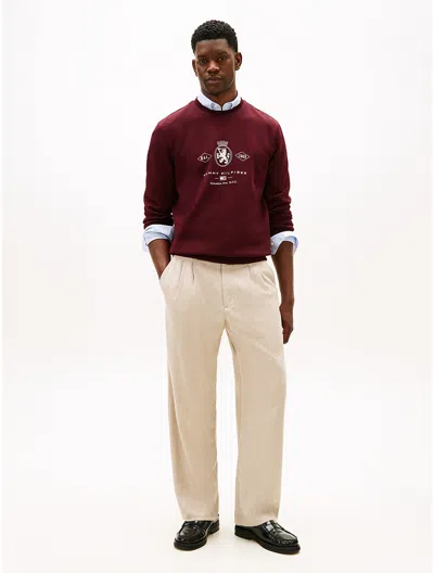 Tommy Hilfiger Relaxed Wool In Red