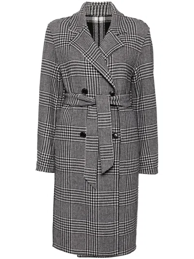 Tommy Hilfiger Reversible Belted Coat In Schwarz