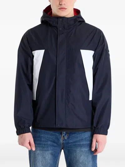 Tommy Hilfiger Reversible Hooded Jacket In Blue