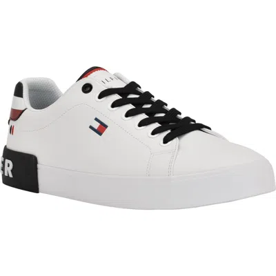 Tommy Hilfiger Rezz Sneaker In White/black Multi