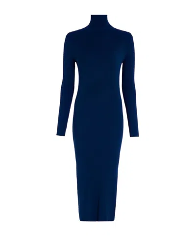Tommy Hilfiger Rib Dress In Blue
