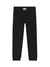 Tommy Hilfiger Rib Insert Sweatpants In Black