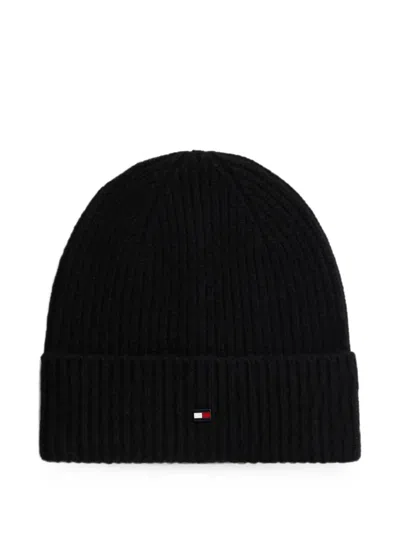 Tommy Hilfiger Ribbed-knit Beanie Hat In Pattern