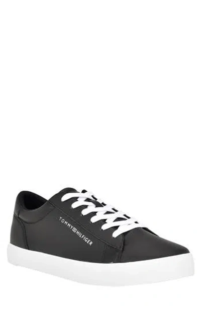 Tommy Hilfiger Ribby Low Top Sneaker In Black