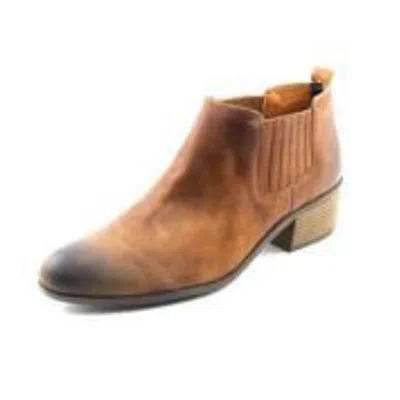 Tommy Hilfiger Ripley Bootie Womens Brown Leather Almond Toe Boots Hawk2191