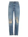 Tommy Hilfiger Ripped Detailing Jeans In Blue