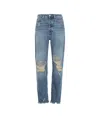 Tommy Hilfiger Ripped Detailing Jeans In Blue