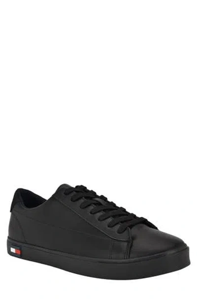 Tommy Hilfiger Risher Lace-up Sneaker In Black/black