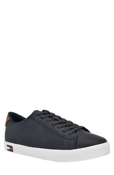 Tommy Hilfiger Risher Lace-up Sneaker In Navy/cognac