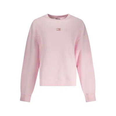 Tommy Hilfiger Rosa Cotton Women Sweatshirt In Pink