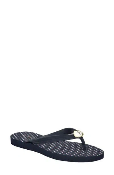 Tommy Hilfiger Rosee Flip Flop In Navy