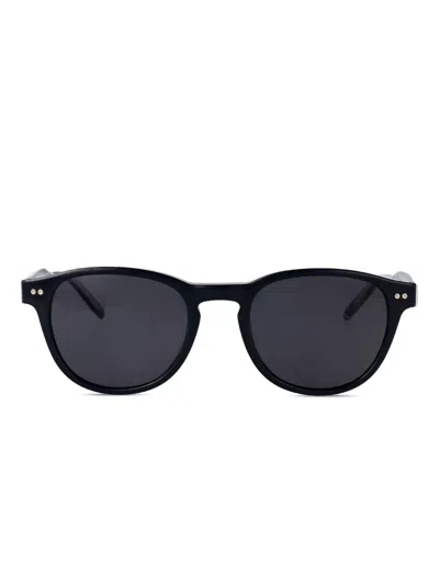 Tommy Hilfiger Round-frame Sunglasses In Black