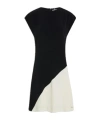 Tommy Hilfiger Round Neck Dress In Black