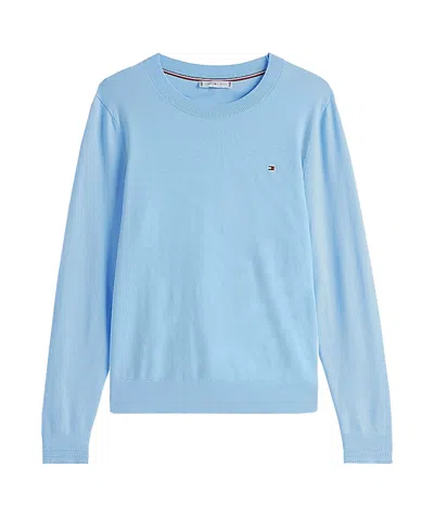 Tommy Hilfiger Round Neck Sweater In Blue