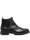 Tommy Hilfiger Rounded Chelsea Booties In Black