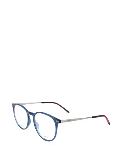 Tommy Hilfiger Round-frame Glasses In Blue