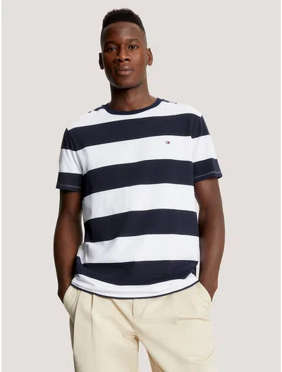 Tommy Hilfiger Rugby Stripe T In Multi