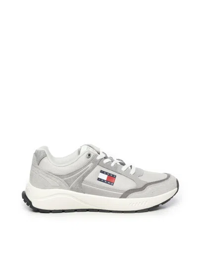 Tommy Hilfiger Running Sneakers With Non-slip Sole And Logo In Multi