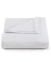 Tommy Hilfiger Running Stitch Solid Cotton Blanket, King