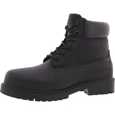 Tommy Hilfiger Ruslan Womens Lace-up Man Made Winter & Snow Boots In Multi