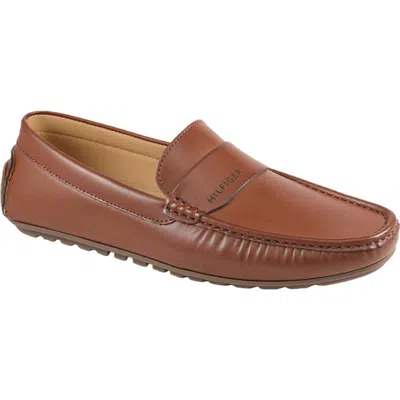 Tommy Hilfiger Ruven Driving Loafer In Brown