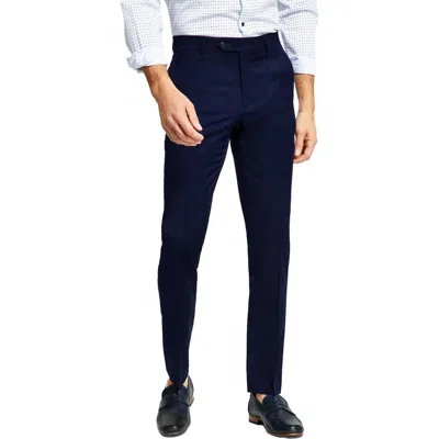 Tommy Hilfiger Ryland Mens Polyester Dress Pants In Charcoal